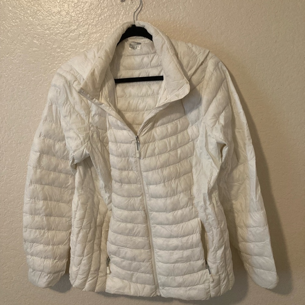 32 Degrees Women's Cream Puffer Jacket
